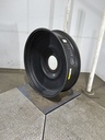 12"W x 46"D, Gloss Black 10-Hole Formed Plate , 4.31" Offset