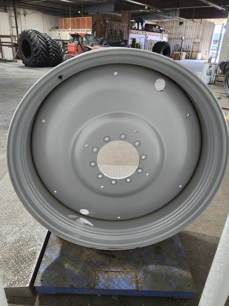 15"W x 50"D, Agco Corp Gray 10-Hole Formed Plate , 2.88" Offset