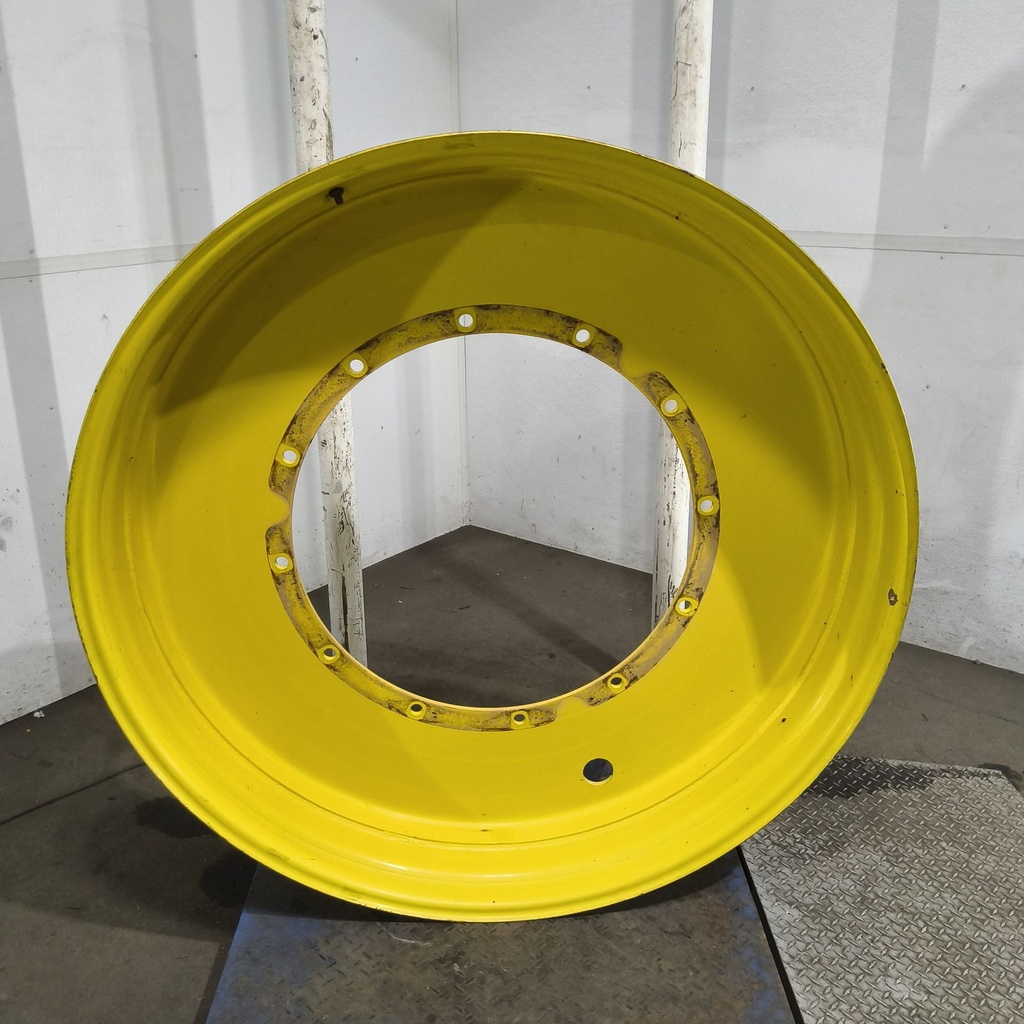10"W x 54"D, John Deere Yellow 12-Hole Stub Disc , -3.38" Offset