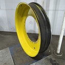 10"W x 54"D, John Deere Yellow 12-Hole Stub Disc , -3.38" Offset