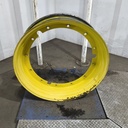 10"W x 38"D, John Deere Yellow 12-Hole Stub Disc , -2" Offset