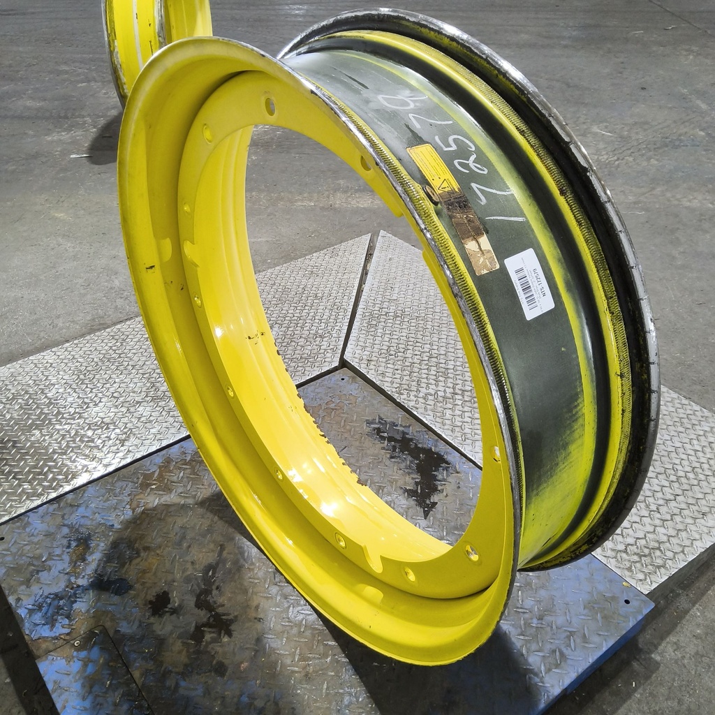 10"W x 38"D, John Deere Yellow 12-Hole Stub Disc , -2" Offset