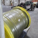 44"W x 46"D, John Deere Yellow 20-Hole Formed Plate , 0.88" Offset