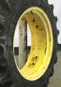 11"W x 28"D, John Deere Yellow 8-Hole Rim with Clamp/Loop Style (groups of 2 bolts)