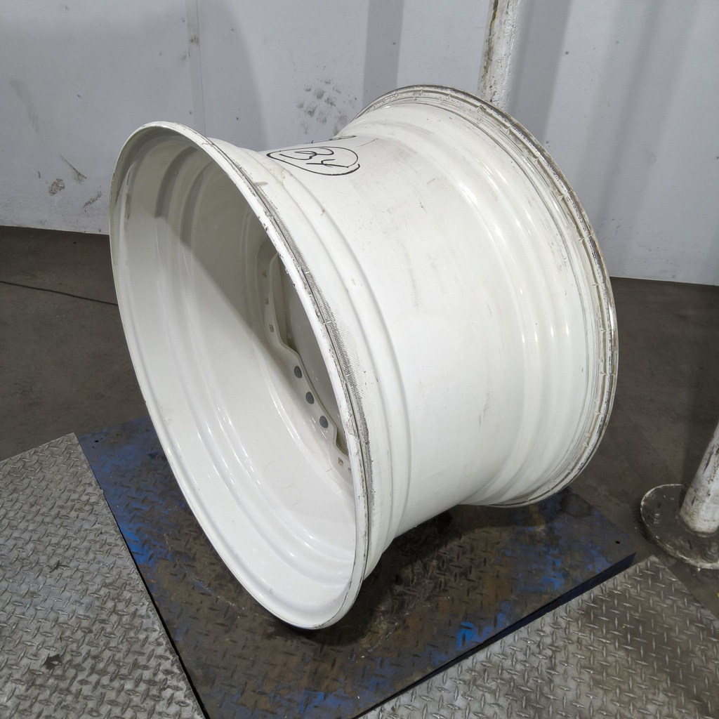 20"W x 34"D, Ford / New Holland White 12-Hole Waffle Wheel (Groups of 3 bolts)