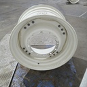 20"W x 34"D, Ford / New Holland White 12-Hole Waffle Wheel (Groups of 3 bolts)