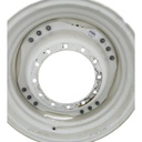 12-Hole Waffle Disc (Groups of 3 Bolts) Center for 34" Rim, Ford / New Holland White