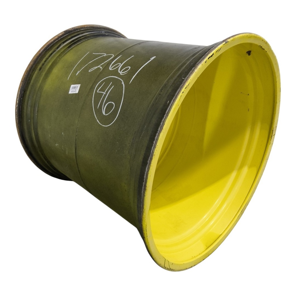 44"W x 46"D, John Deere Yellow 12-Hole Stub Disc , -9.5" Offset