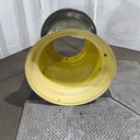 38"W x 32"D, John Deere Yellow 12-Hole Formed Plate , -11.5" Offset