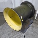 38"W x 32"D, John Deere Yellow 12-Hole Formed Plate , -11.5" Offset