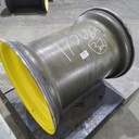 38"W x 32"D, John Deere Yellow 12-Hole Formed Plate , -11.5" Offset