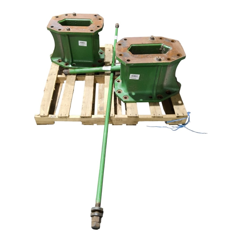 15.75"L Combine Frame Extension for John Deere Combine "S" Series  ("D"22/22 spline drive shafts), John Deere Green