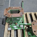 15.75"L Combine Frame Extension for John Deere Combine "S" Series  ("D"22/22 spline drive shafts), John Deere Green