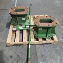 15.75"L Combine Frame Extension for John Deere Combine "S" Series  ("D"22/22 spline drive shafts), John Deere Green