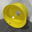 20"W x 42"D, John Deere Yellow 10-Hole Formed Plate , -12.25" Offset