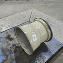 14"W x 16.1"D, Case IH Silver Mist 8-Hole Implement , 0.88" Offset