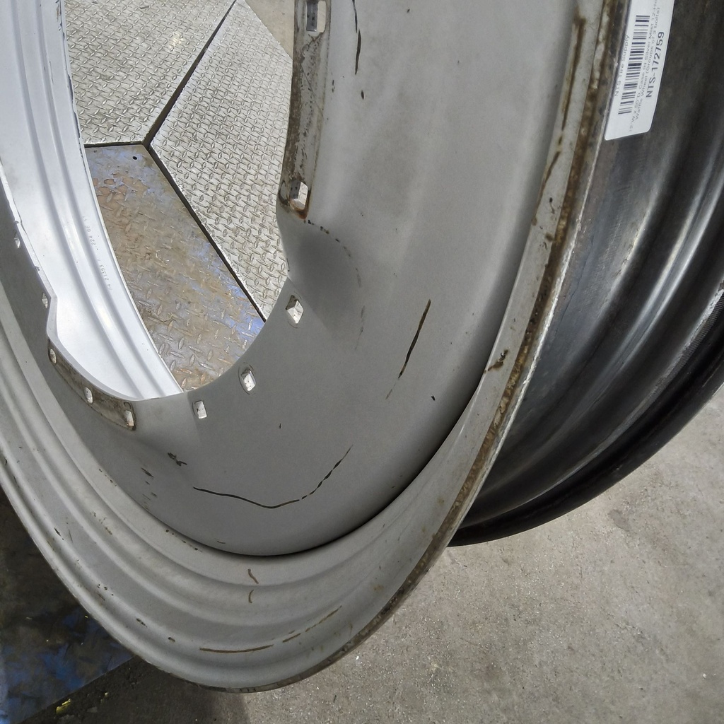 12"W x 50"D, Case IH Silver Mist 12-Hole Waffle Wheel (Groups of 3 bolts)