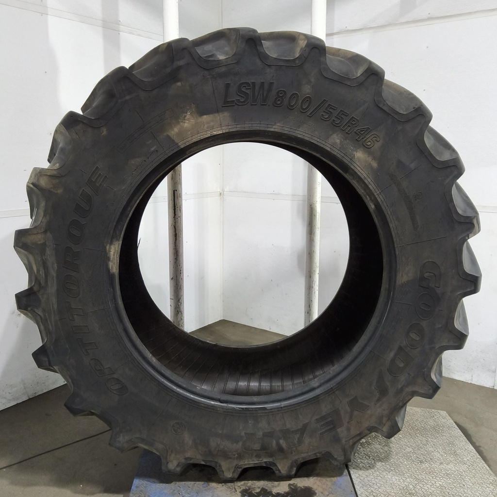 LSW800/55R46 Goodyear Farm OptiTorque R-1 190D 90%