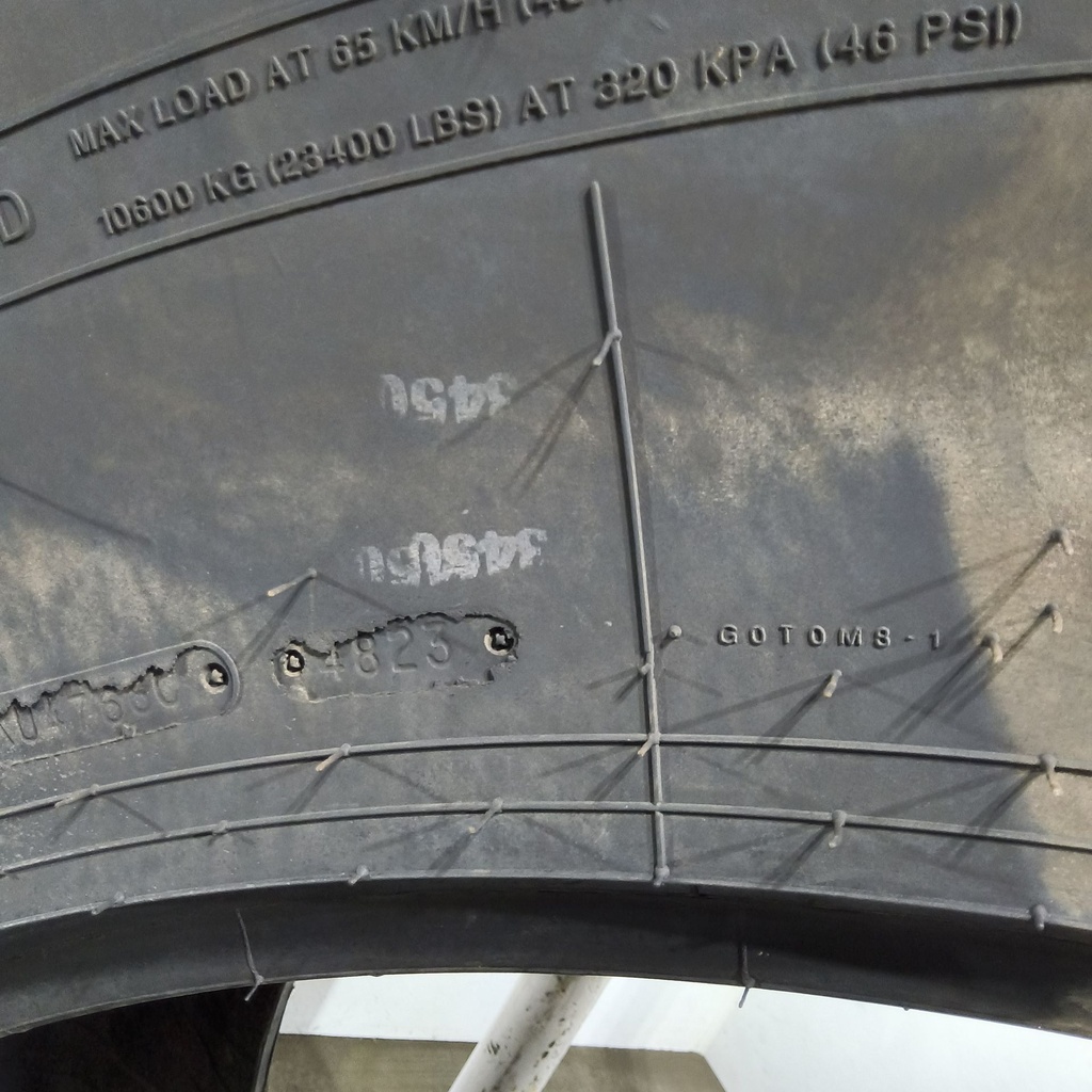 LSW800/55R46 Goodyear Farm OptiTorque R-1 190D 90%
