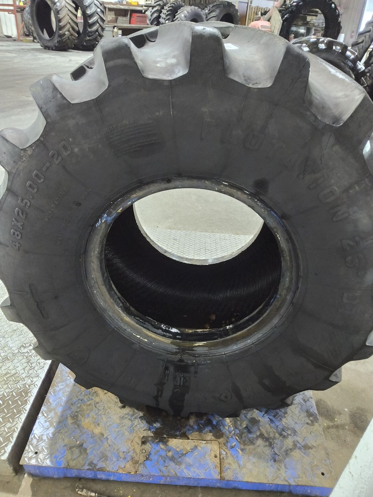 48x25.00-20 Firestone Flotation 23 DT HF-3 E (10 Ply), 85%