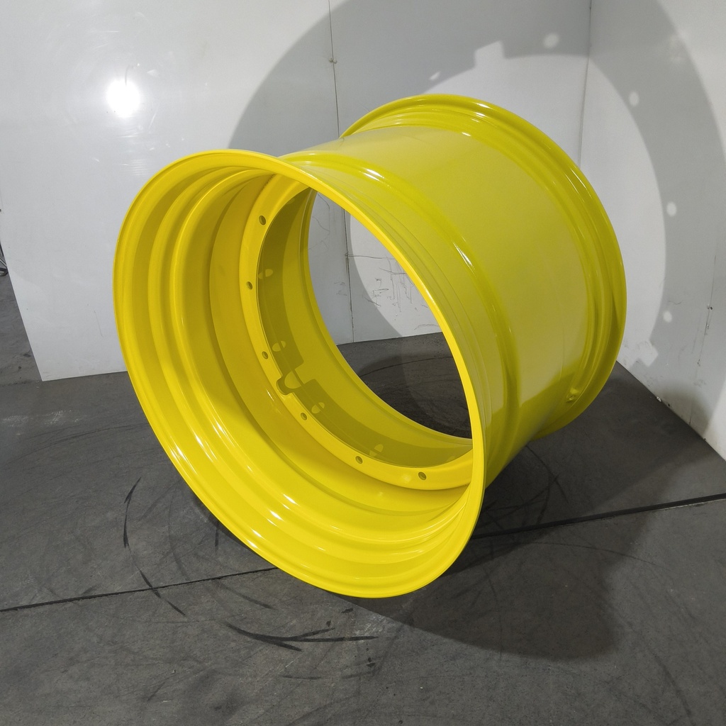 27"W x 38"D, John Deere Yellow 12-Hole Stub Disc , -0.38" Offset