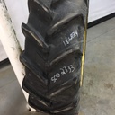 13.6/R24 Michelin AgriBib R-1W on John Deere Yellow 8-Hole Rim with Clamp/U-Clamp (groups of 2 bolts) 60%