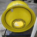 23"W x 38"D, John Deere Yellow 20-Hole Dolly Dual , -16.44" Offset