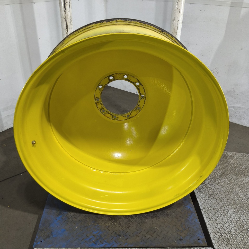 16"W x 42"D, John Deere Yellow 10-Hole Dolly Dual , -15.38" Offset