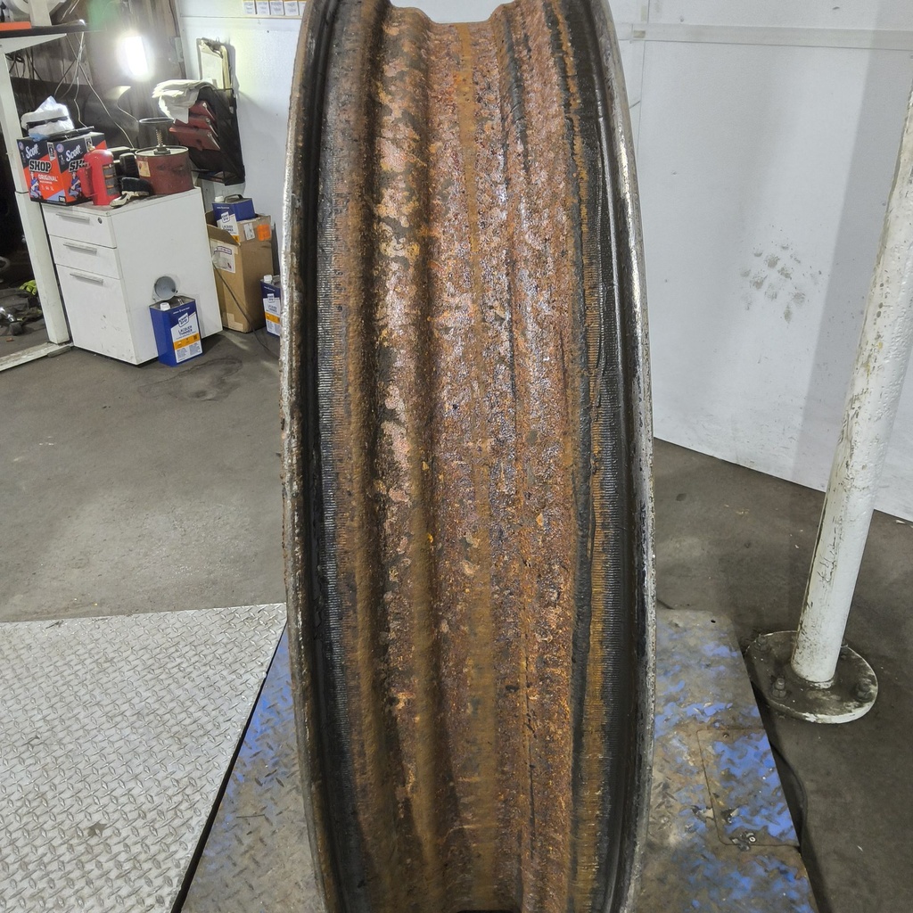 10"W x 50"D, John Deere Yellow 12-Hole Stub Disc , -3.12" Offset