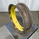 10"W x 34"D, John Deere Yellow 12-Hole Waffle Wheel (Groups of 3 bolts)