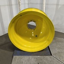 18"W x 42"D, John Deere Yellow 10-Hole Dolly Dual , -15.12" Offset