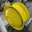 18"W x 42"D, John Deere Yellow 10-Hole Dolly Dual , -15.12" Offset