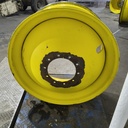 18"W x 42"D, John Deere Yellow 10-Hole Dolly Dual , -13.38" Offset