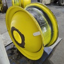 18"W x 42"D, John Deere Yellow 10-Hole Dolly Dual , -13.38" Offset