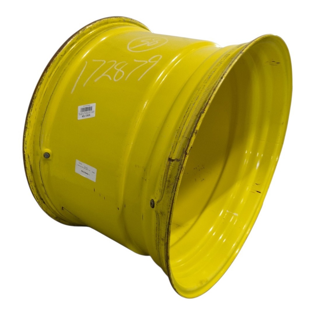 25"W x 38"D, John Deere Yellow 16-Hole Straddle Dual - Outside Dual , -24.88" Offset