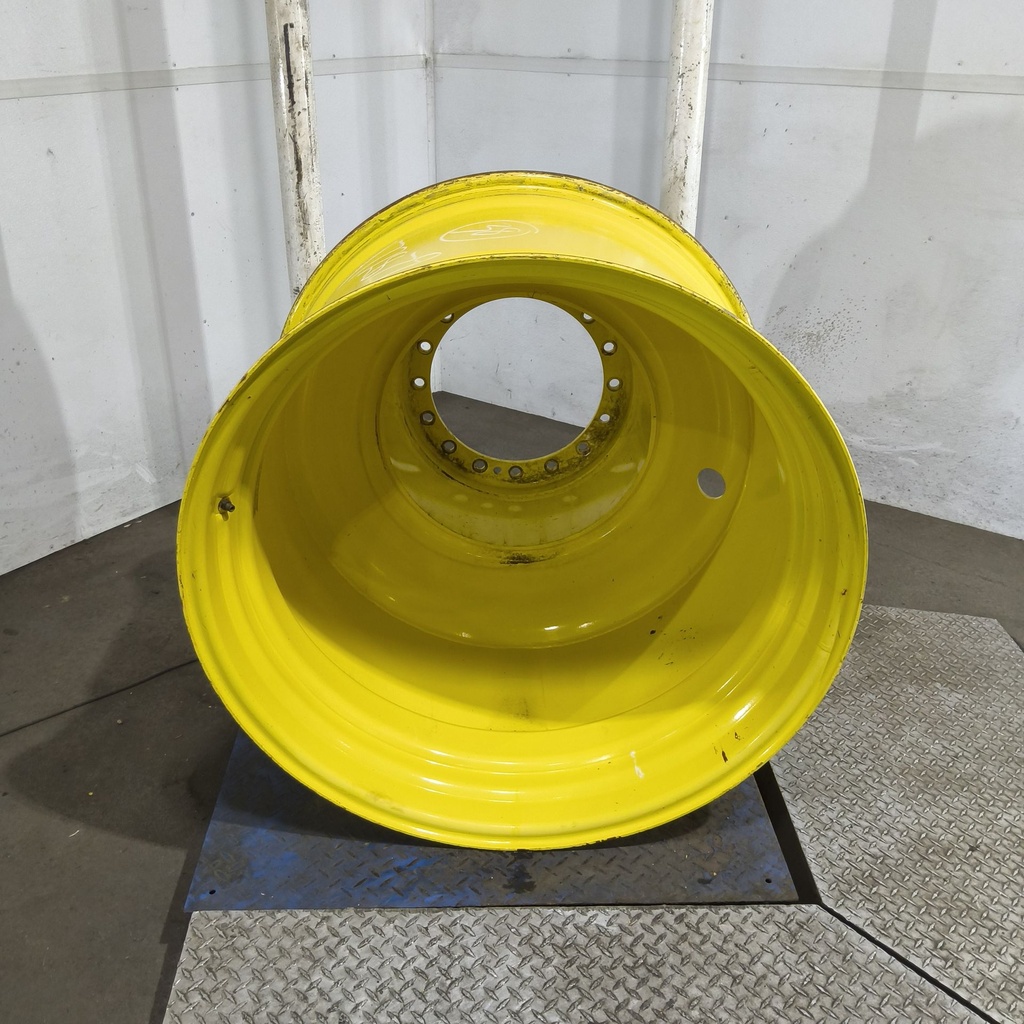 25"W x 38"D, John Deere Yellow 16-Hole Straddle Dual - Outside Dual , -24.88" Offset