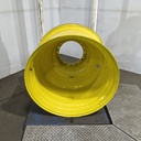 25"W x 38"D, John Deere Yellow 16-Hole Straddle Dual - Outside Dual , -24.88" Offset