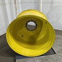 25"W x 38"D, John Deere Yellow 10-Hole Straddle Dual - Inside Main , -17.38" Offset