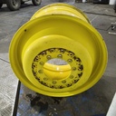25"W x 38"D, John Deere Yellow 10-Hole Straddle Dual - Inside Main , -17.38" Offset