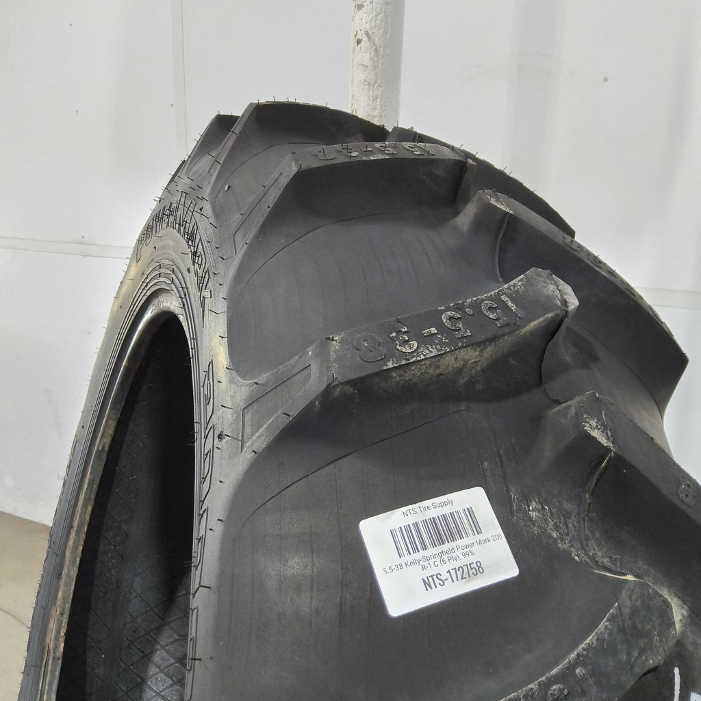 15.5-38 Kelly-Springfield Power Mark 2000 R-1 C (6 Ply), 99%