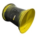 36"W x 32"D, John Deere Yellow 12-Hole Formed Plate , -9.88" Offset