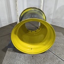 36"W x 32"D, John Deere Yellow 12-Hole Formed Plate , -9.88" Offset