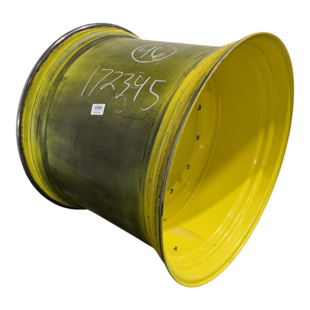 38"W x 46"D, John Deere Yellow 12-Hole Stub Disc , -1.25" Offset