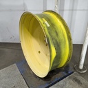 16"W x 46"D, John Deere Yellow 10-Hole Formed Plate , -8.88" Offset