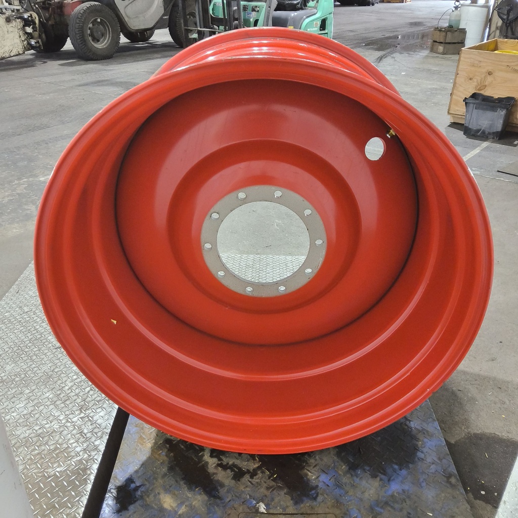 25"W x 42"D, Fendt/Agco Red 10-Hole Formed Plate , -2.38" Offset
