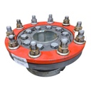 10-Hole Wedg-Lok OE Style, 4.92" (125mm) axle, Agco Corp Gray