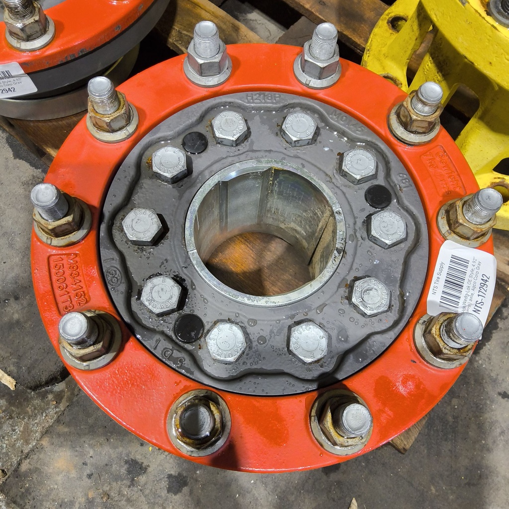 10-Hole Wedg-Lok OE Style, 4.92" (125mm) axle, Agco Corp Gray
