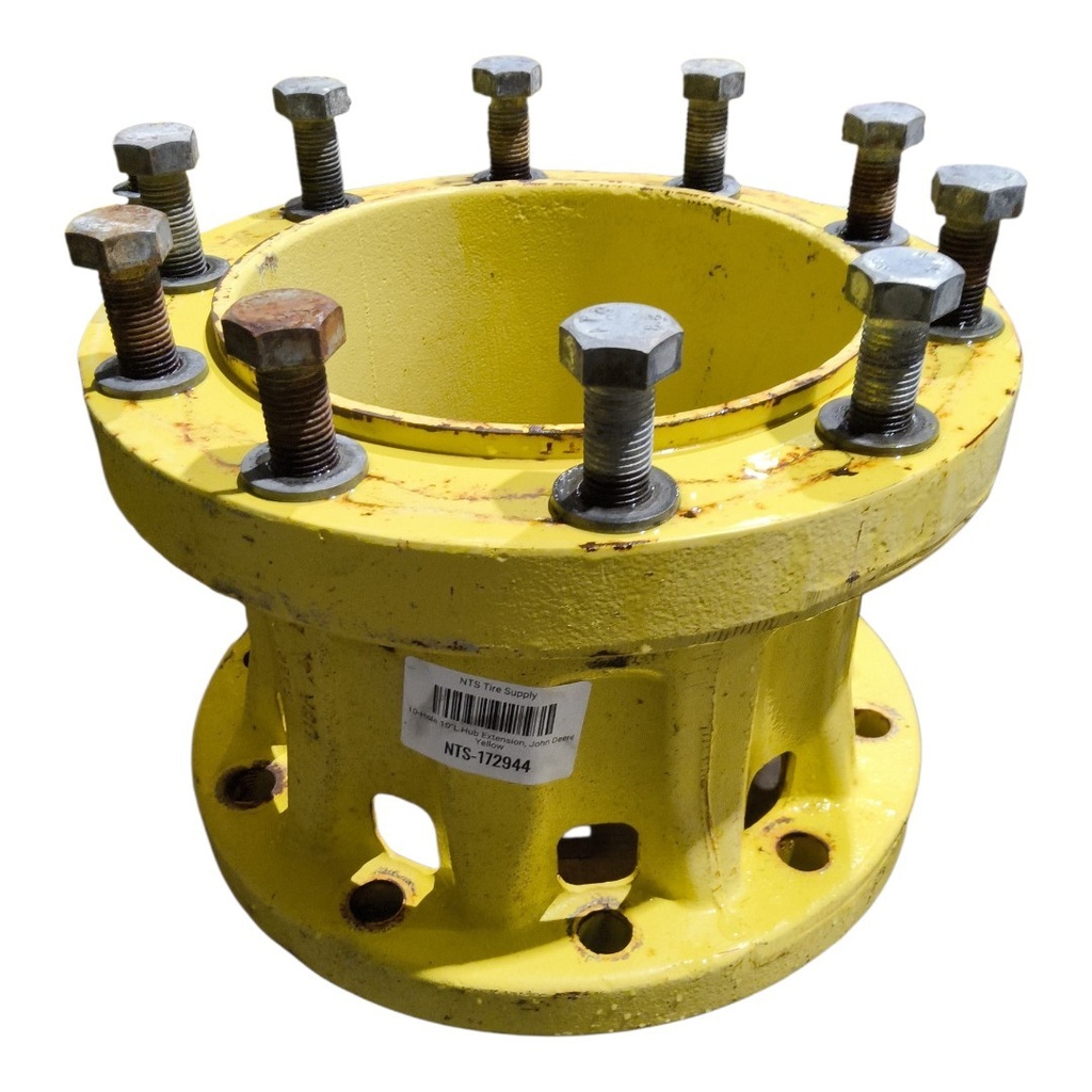 10-Hole 10"L Hub Extension, John Deere Yellow