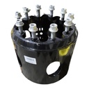 10 to 10-Hole 16"L FWD Spacer, Gloss Black