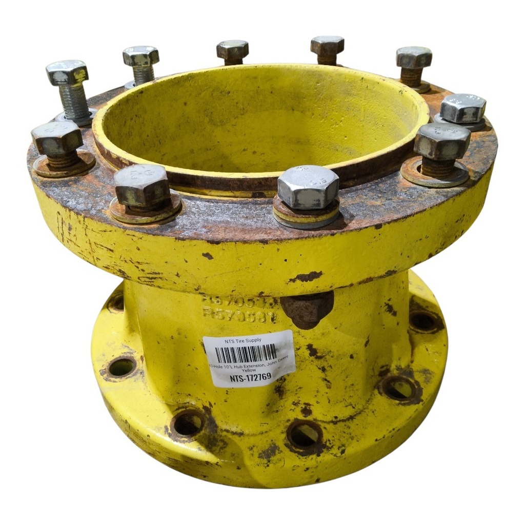 10-Hole 10"L Hub Extension, John Deere Yellow